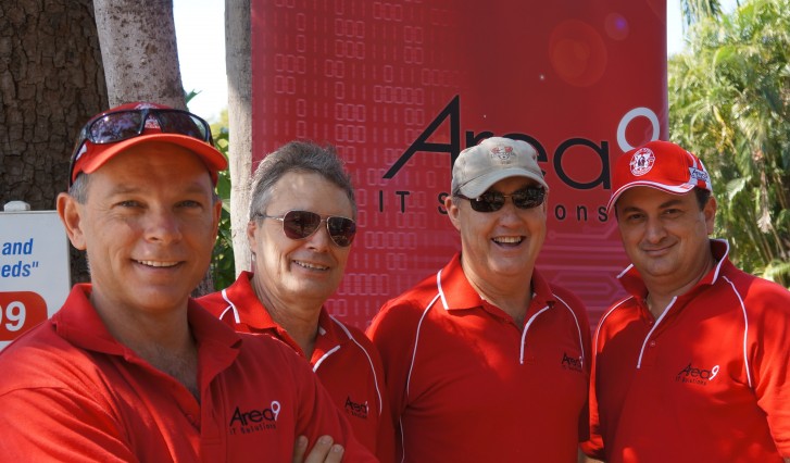 The Area9 team at the MFAA Golf Day 2012 in Darwin
