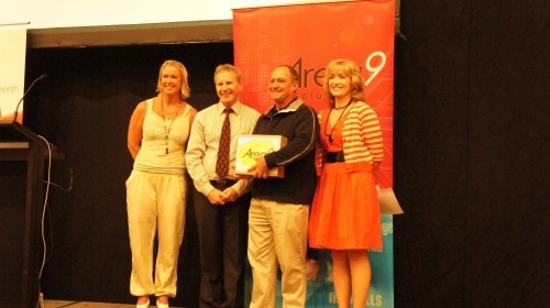 Trevor Jacobs, General Manager, Sitzler Bros - Winner of the OBM major prize in Alice Springs